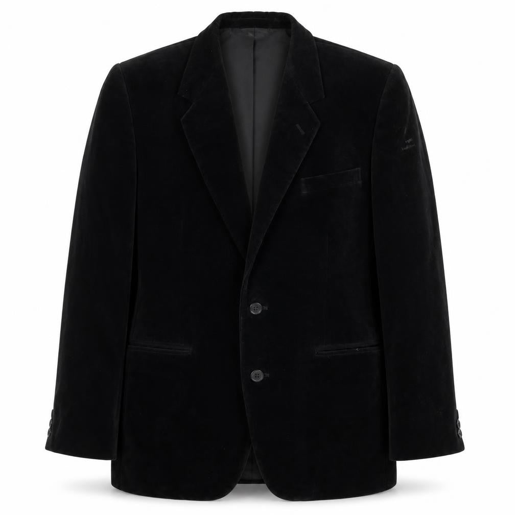 Burton Men's Black Cotton Blazer Size 40R Regular