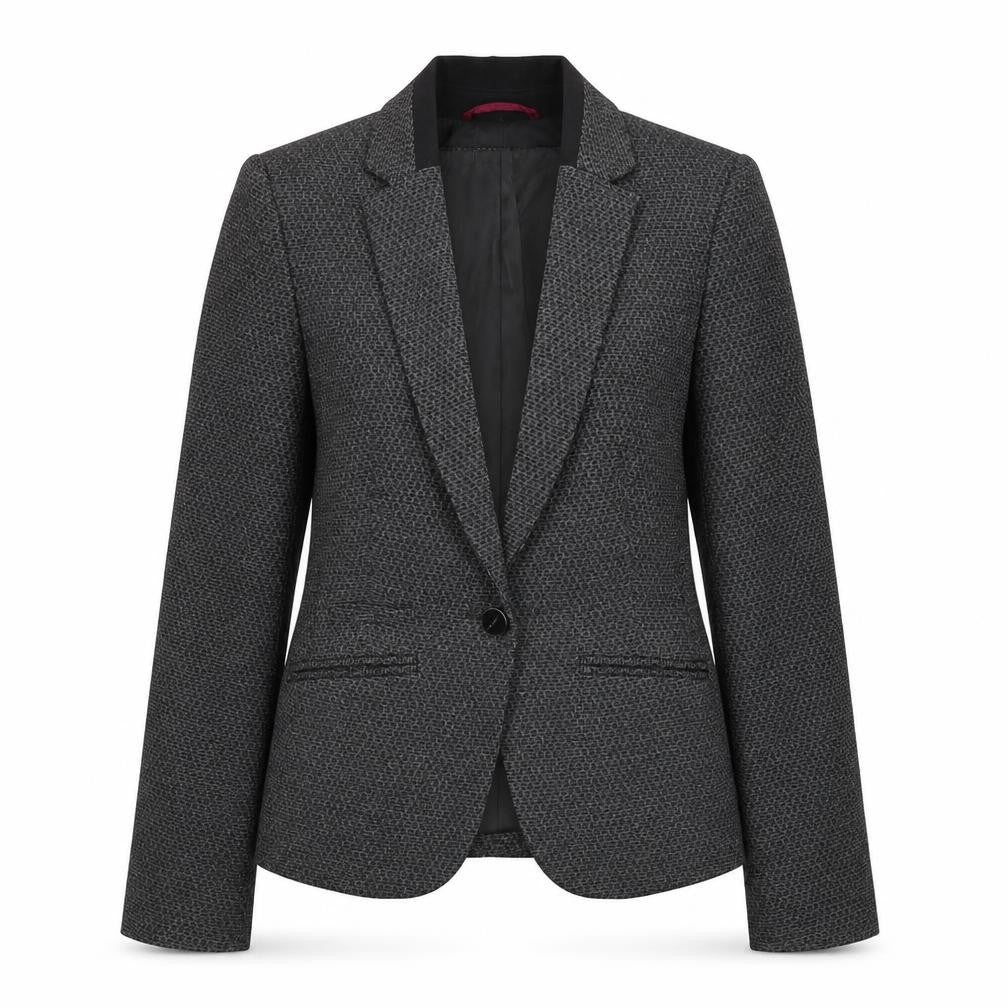 Next Petite Women's Black Blazer, Size 10, Lined, Workwear