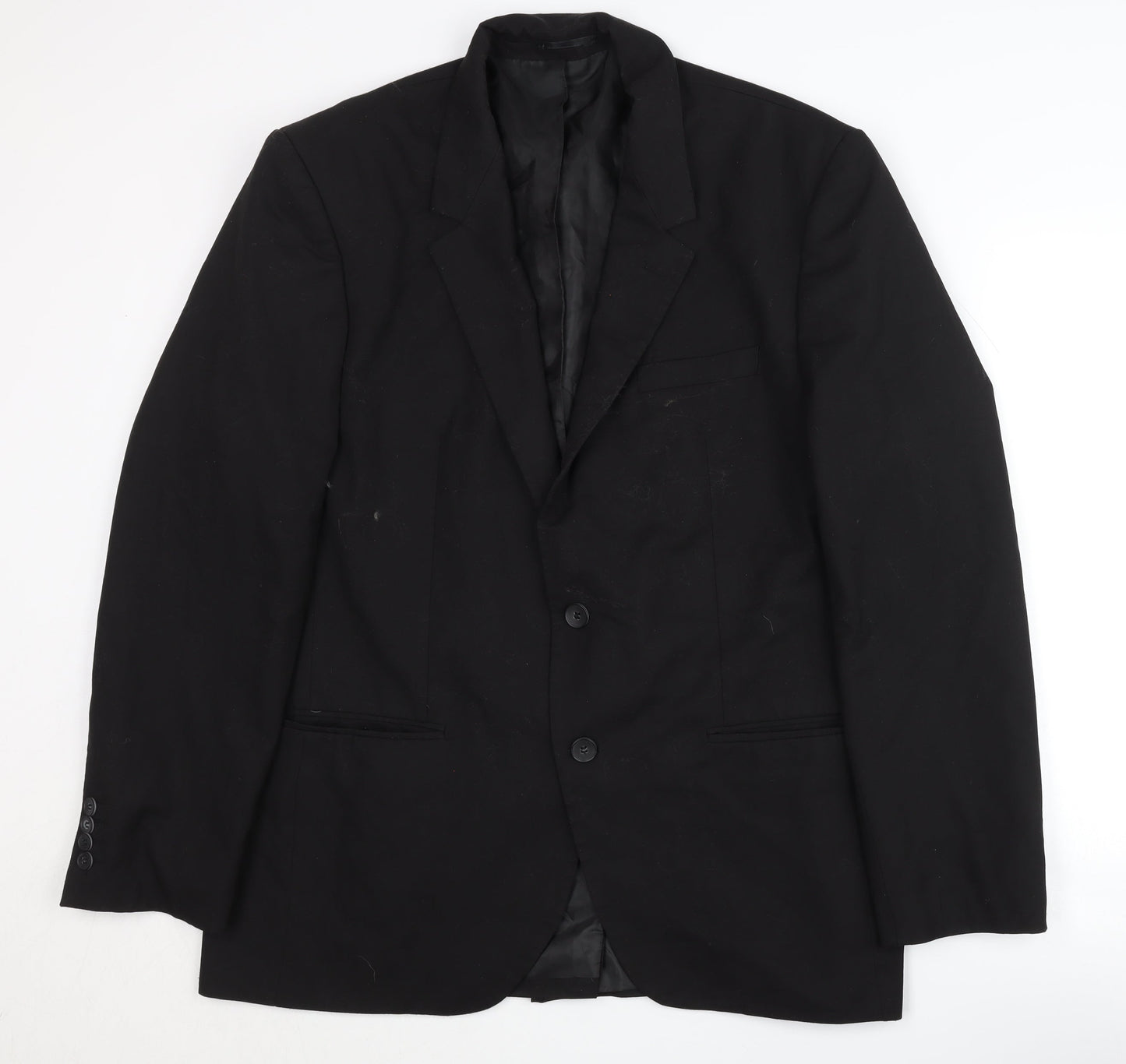 boohooMAN Men's Black Blazer 40 - Formal Single-Breasted