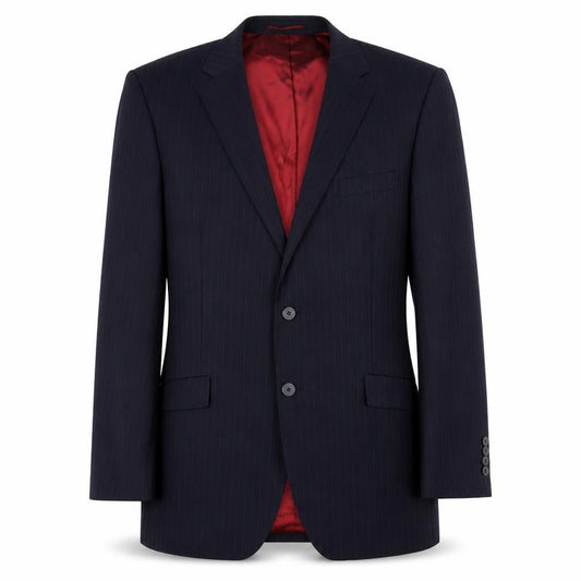 Pierre Cardin Men's Blue Blazer, Striped, Formal 42 Long