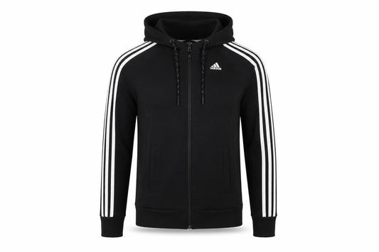 Adidas Men's Black XS Track Jacket With Hooded Style