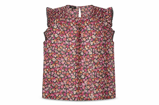 Lipsy Women's Multicoloured Floral Tunic Blouse Size 14