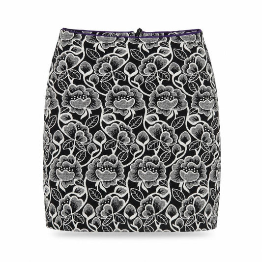 JOBIS Women’s Floral Pencil Skirt Size 12 Black