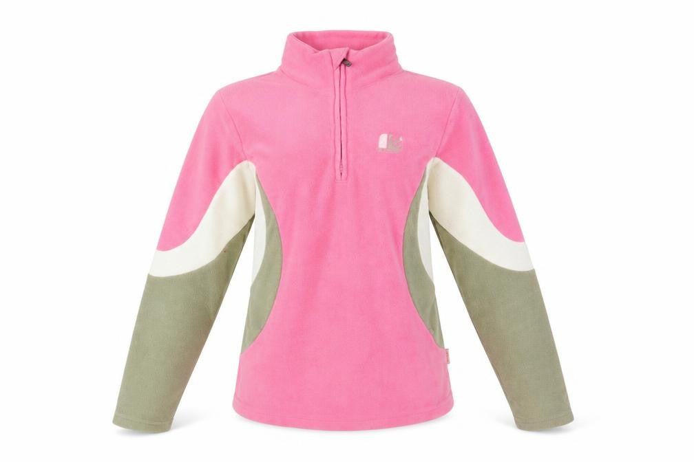 Protest Women's Pink Colourblock Fleece Sweatshirt Medium