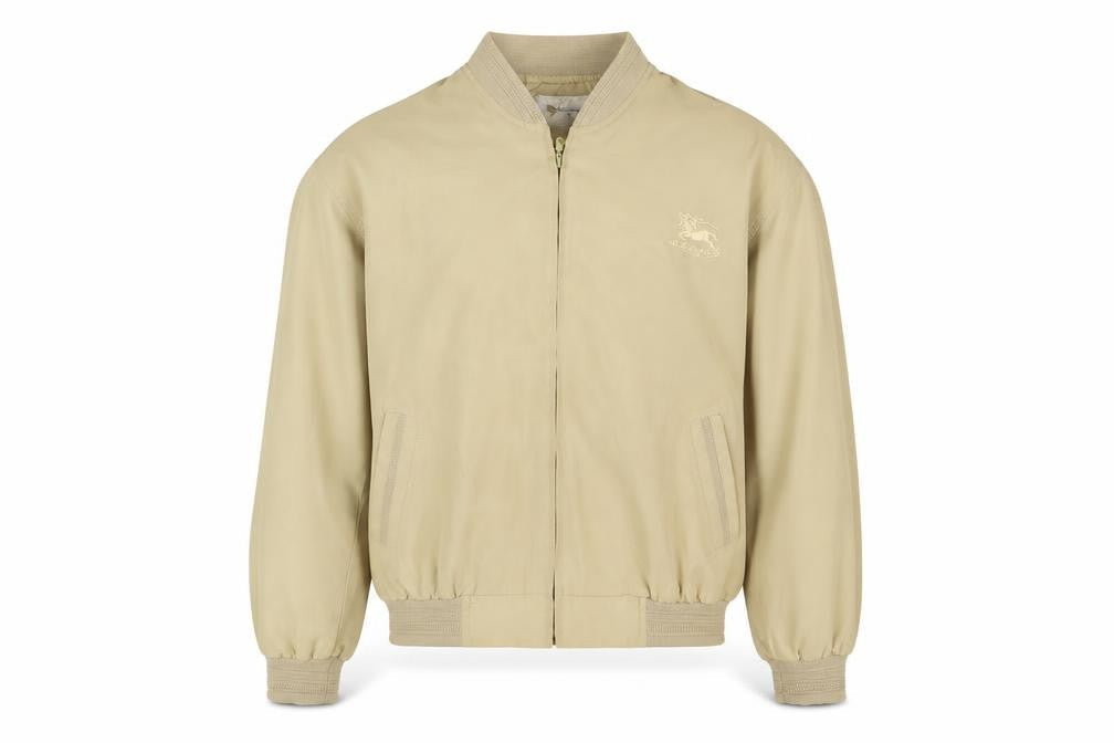 Cantarana Men's Beige Bomber Jacket Size M Casual Style