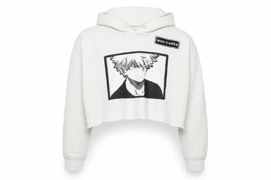 Land Seven Women's Ivory Pullover Hoodie, L, Anime Style