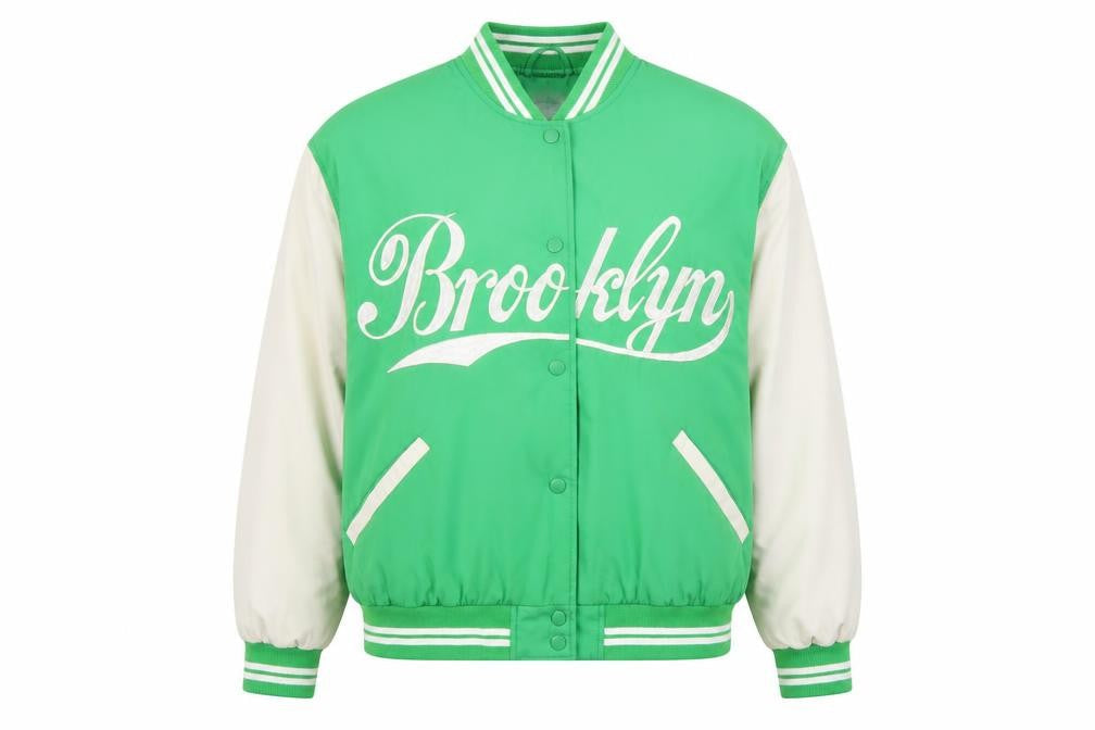 Primark Men's Green Varsity Jacket M - Stylish & Sporty