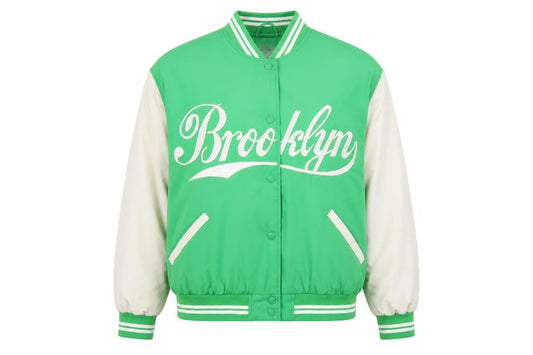 Primark Men's Green Varsity Jacket M - Stylish & Sporty