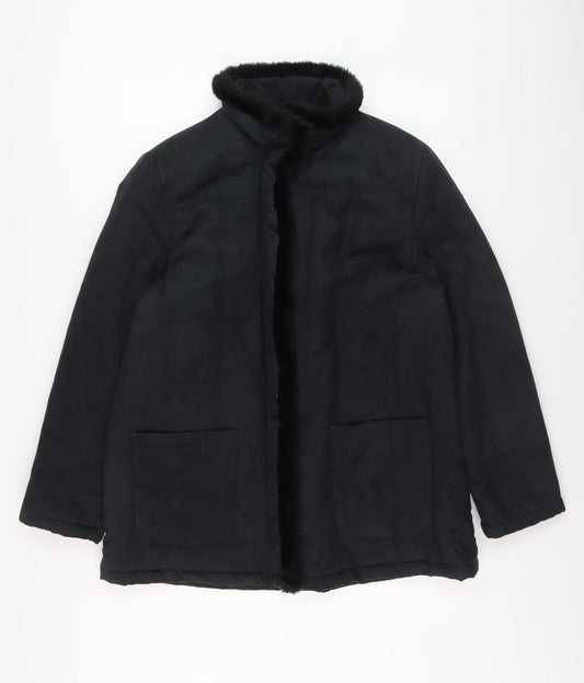 Bonmarché Women's Black Coat Size M Classic Style
