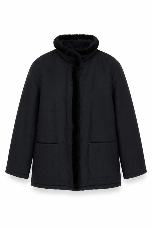Bonmarché Women's Black Coat Size M Classic Style