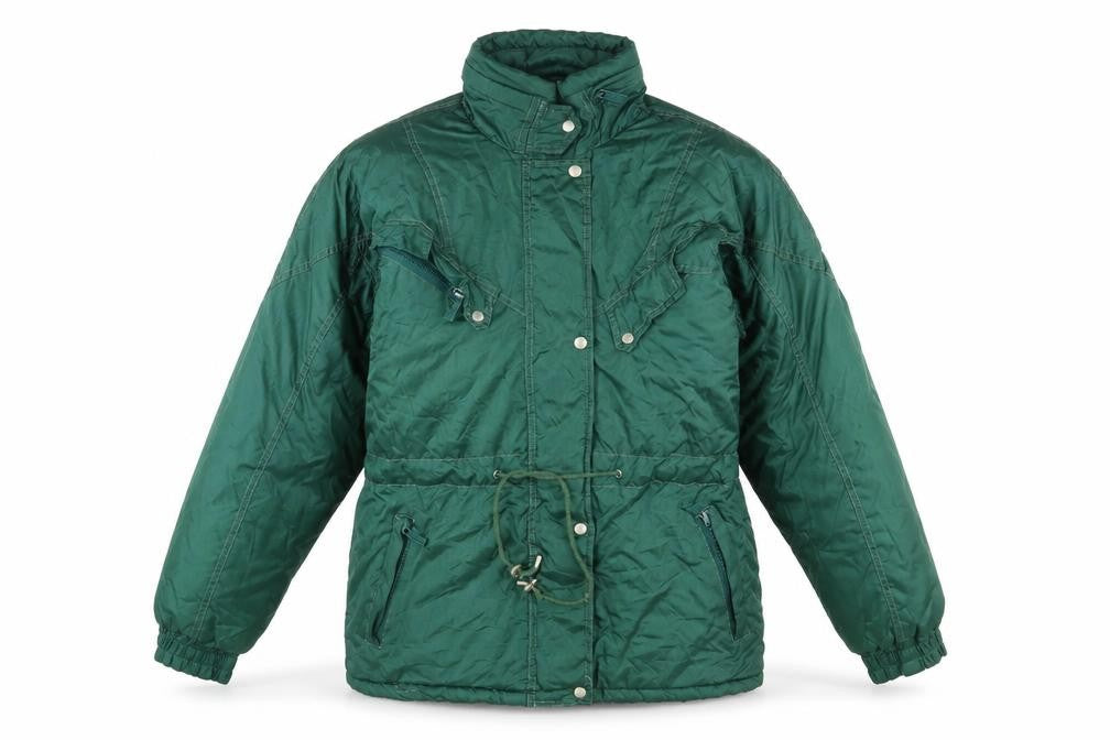 SKI STREET Mens Green Puffer Jacket Size S