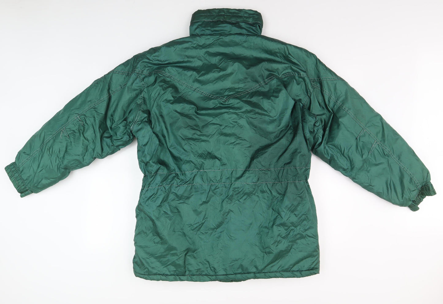 SKI STREET Mens Green Puffer Jacket Size S