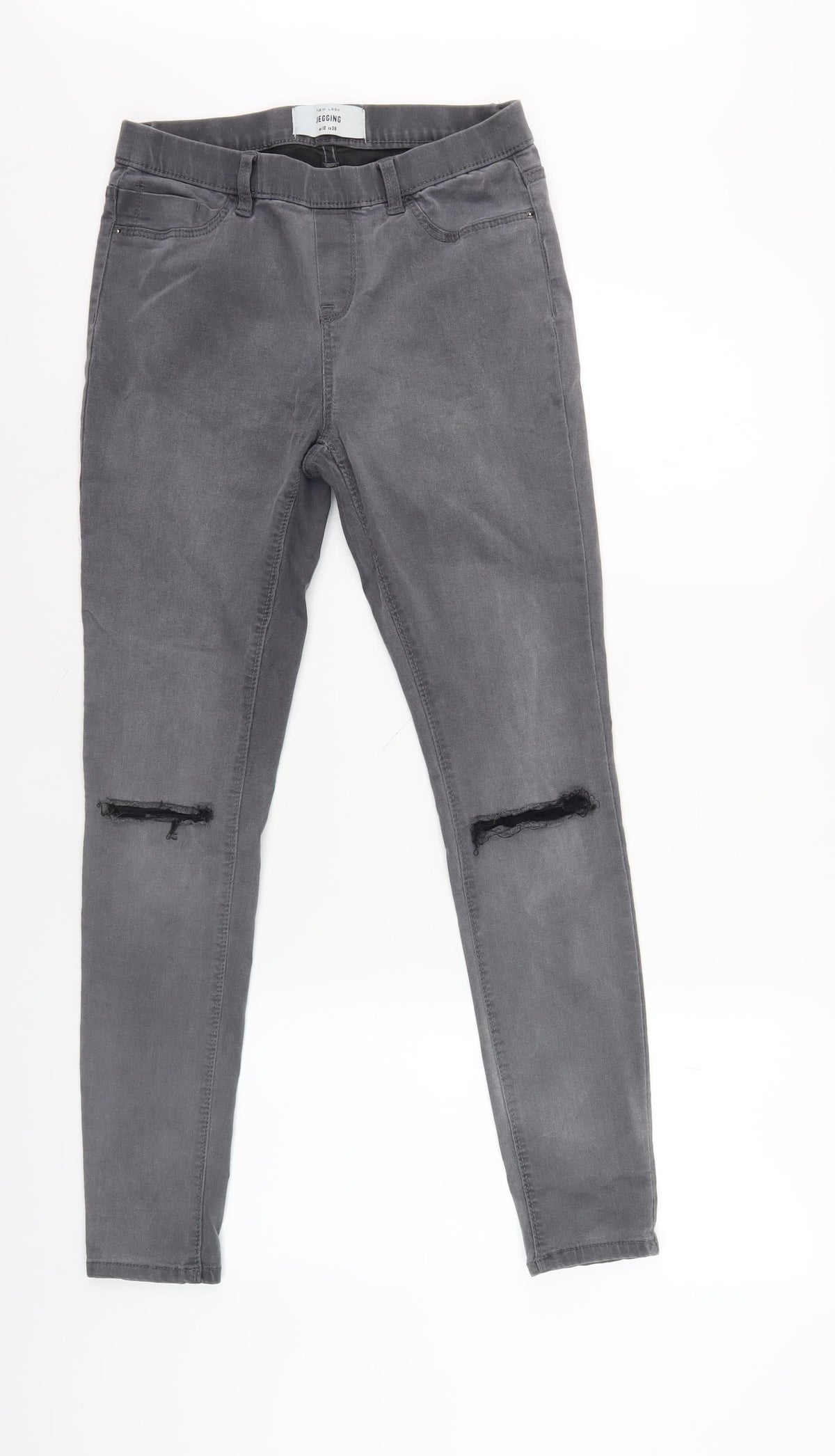 New Look Women's Grey Jegging Size 10