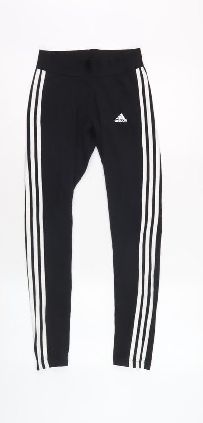 Additional front view of Adidas Women's Black XS Track Leggings