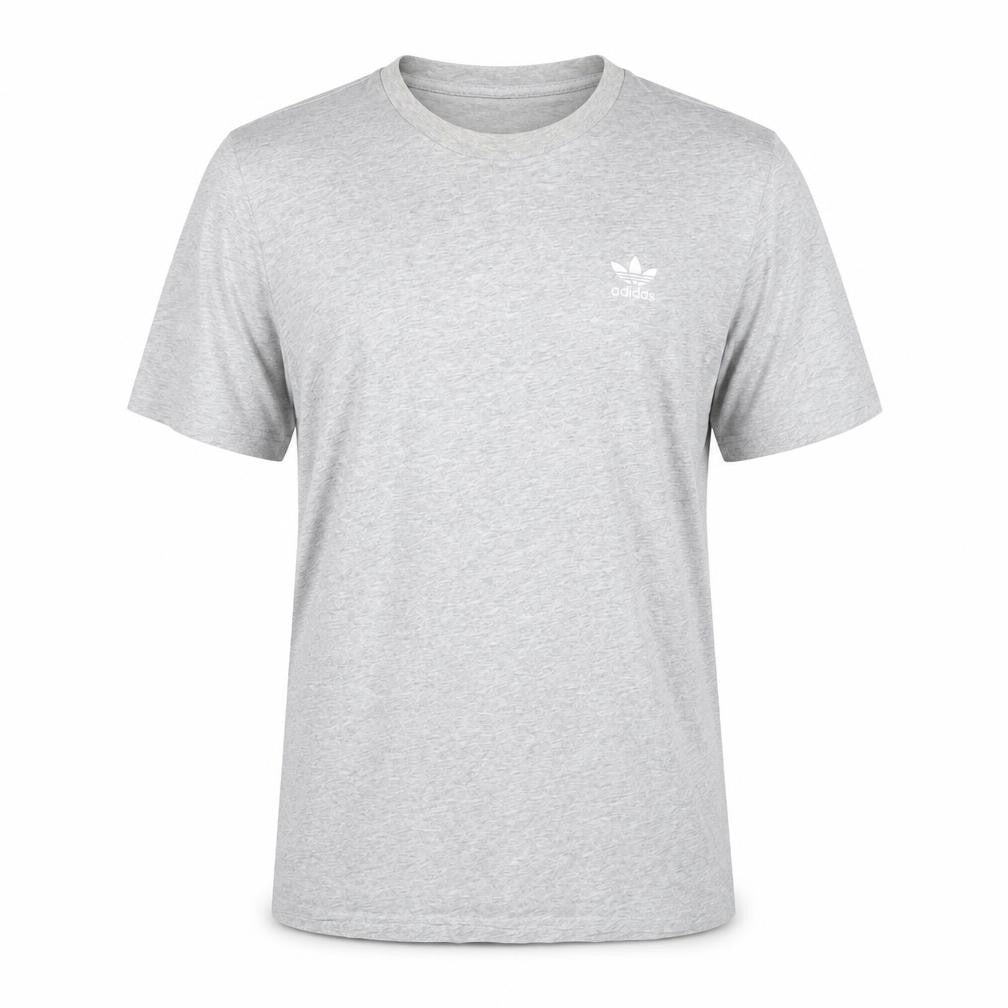 Adidas Men's Grey Crew Neck T-Shirt, Size M