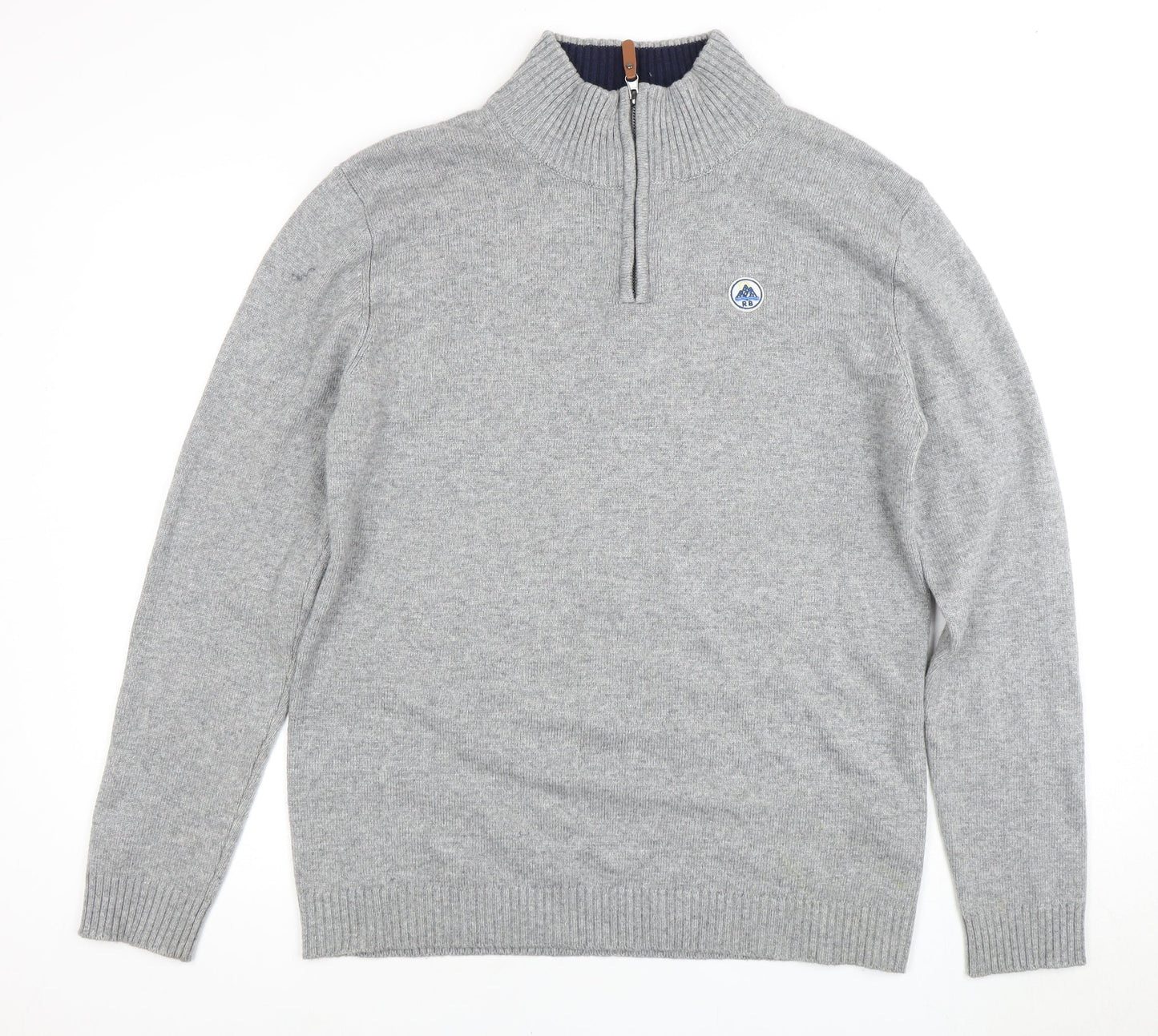 Rupert & Buckley Men's Grey L High Neck Pullover