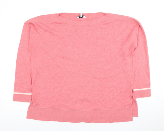 James Women's Pink 3/4 Sleeve Cardigan Size 14