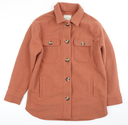 FatFace Women's Brown Wool Jacket, Size 10, Casual Autumn/Winter