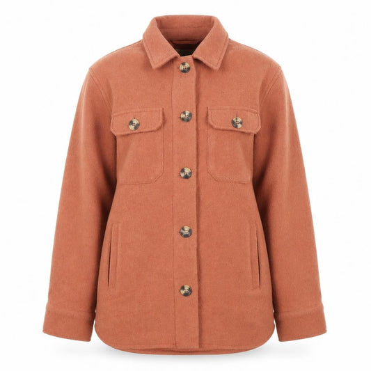 FatFace Women's Brown Wool Jacket, Size 10, Casual Autumn/Winter