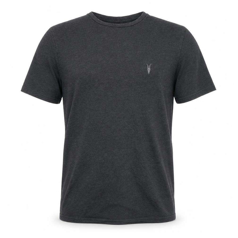 AllSaints Men's Black Crew Neck T-Shirt, Size S