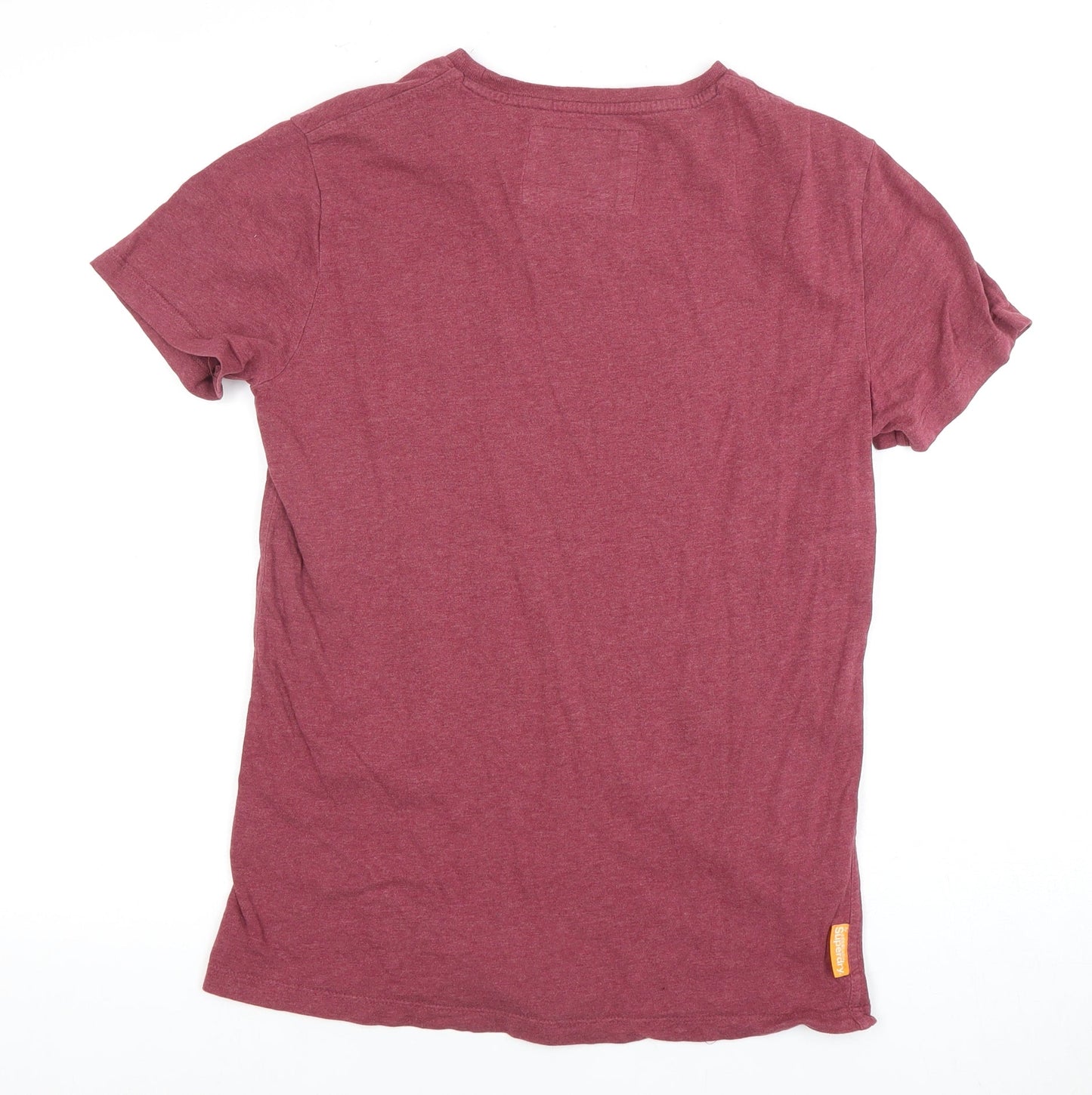 Superdry Men's Red S Cotton T-Shirt Crew Neck