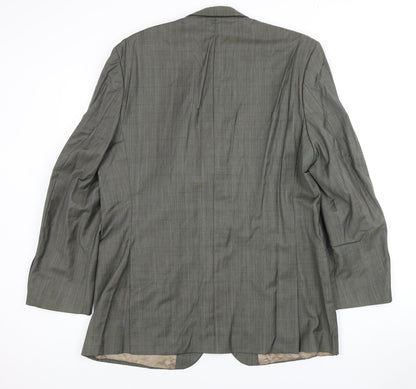 Back view of Jeff Banks Men's Grey Blazer 42 Regular