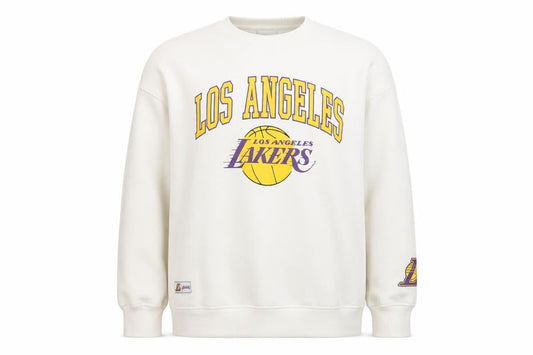 NBA Unisex Adults White Pullover Sweatshirt L