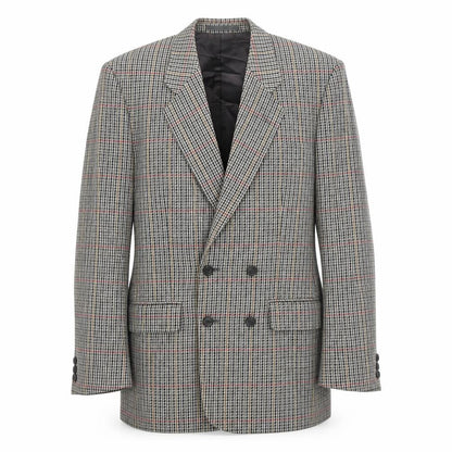 Austin Reed Men’s Grey Wool Checked Blazer 40R