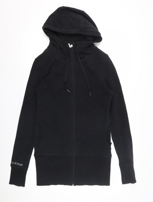 ELLE SPORT Women's Black Full Zip Hoodie - Size S