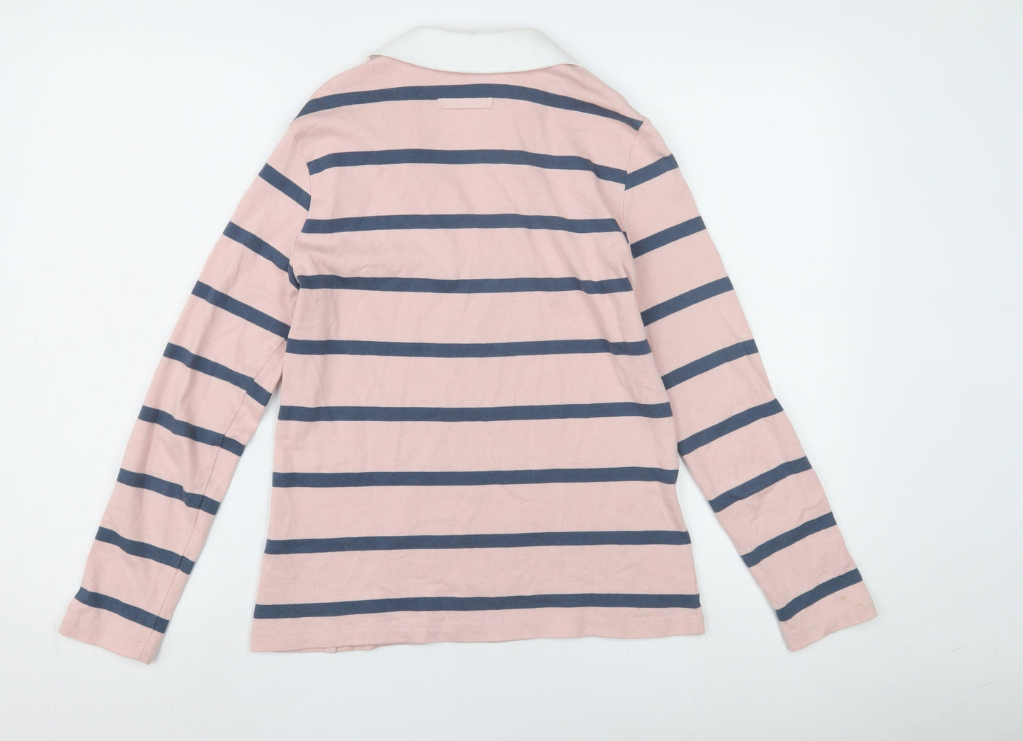 Marks and Spencer Women's Pink Polo Jersey Top Size 8