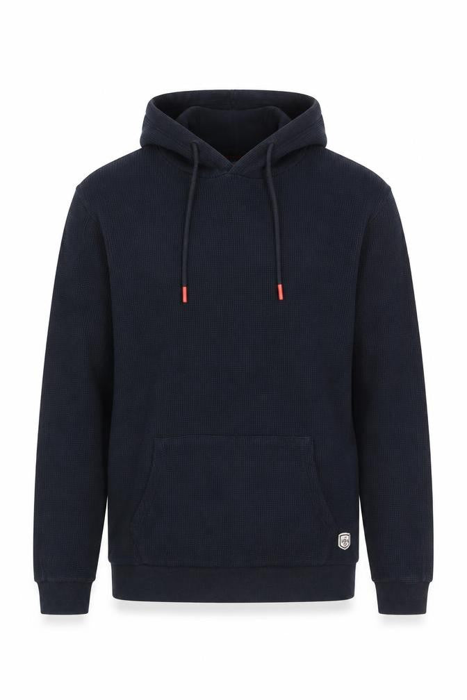 Tiffosi Men's Blue Pullover Hoodie, Slim Fit, L