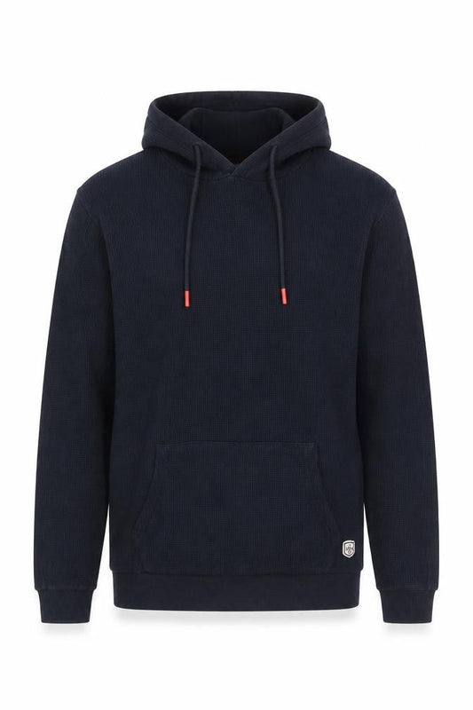Tiffosi Men's Blue Pullover Hoodie, Slim Fit, L