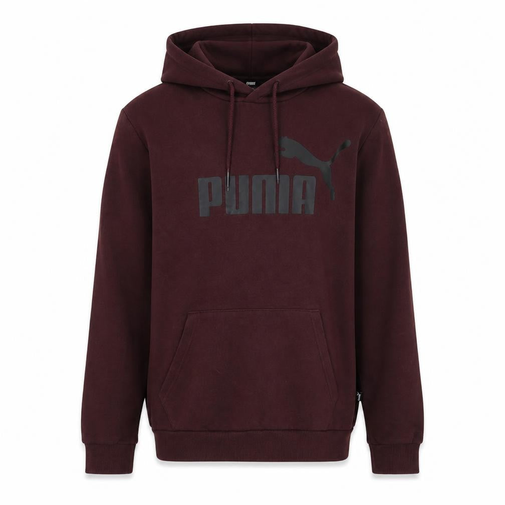 Puma Men's Red Pullover Hoodie S with Logo