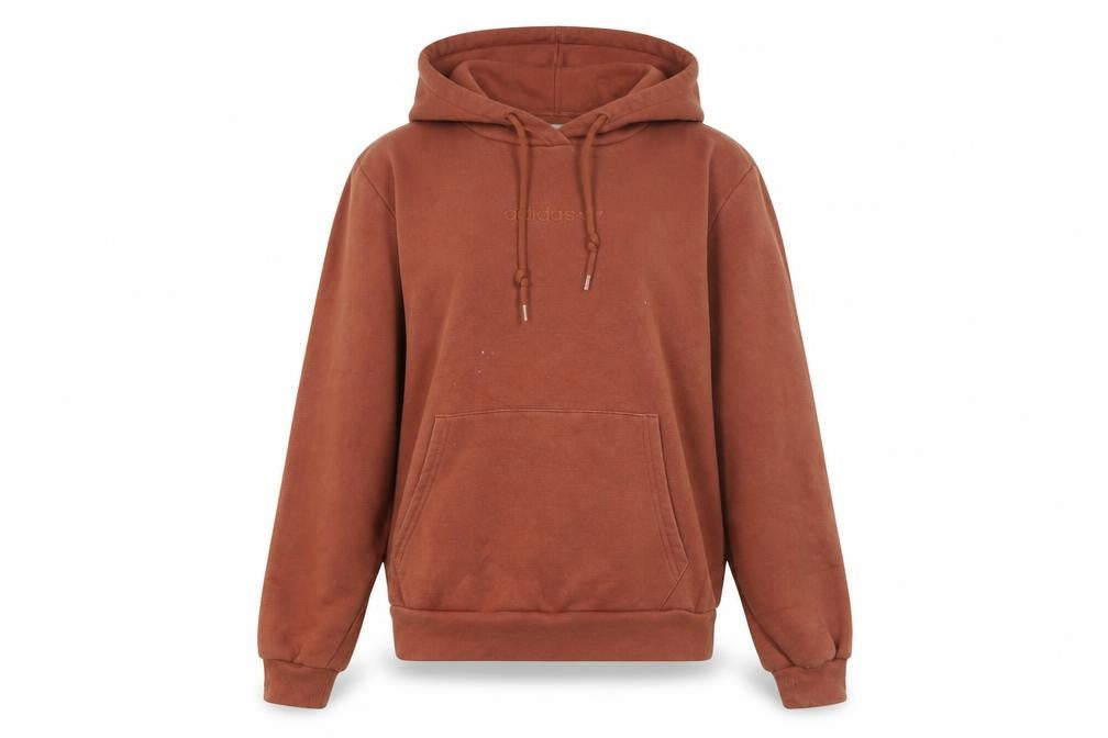 Adidas Women's Brown Pullover Hoodie, Size 6, Casual