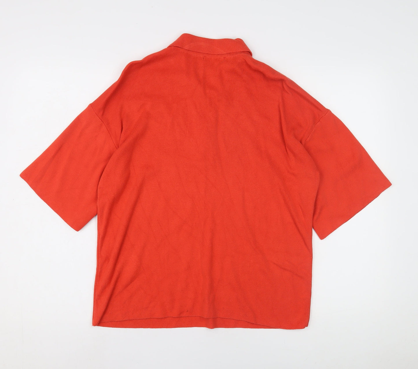 Marks and Spencer Women's Orange XS Collared Jumper