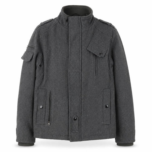 Projek Raw Men's Grey Military Jacket Size L