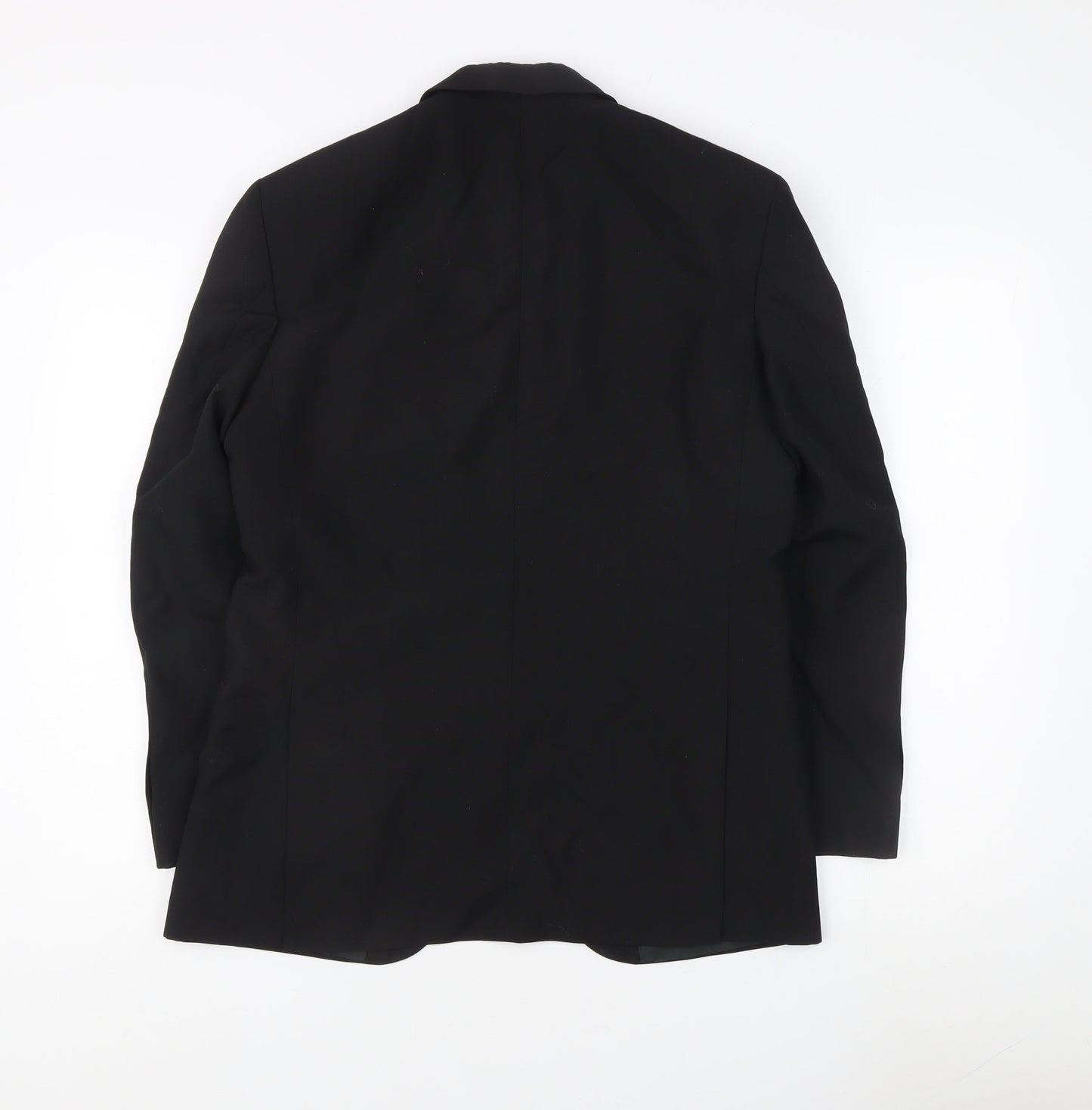 Mr Harry Men's Black Blazer, 38S One-Button, Formal
