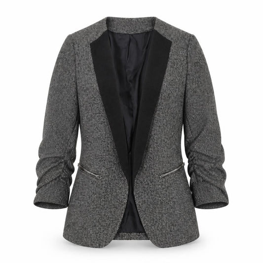 H&M Women's Grey Blazer Size 6 Workwear
