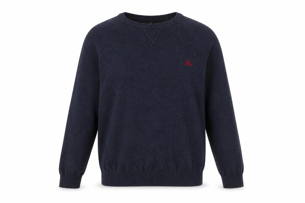 Simon Carter Men's Blue Pullover Jumper, Size S, Crew Neck