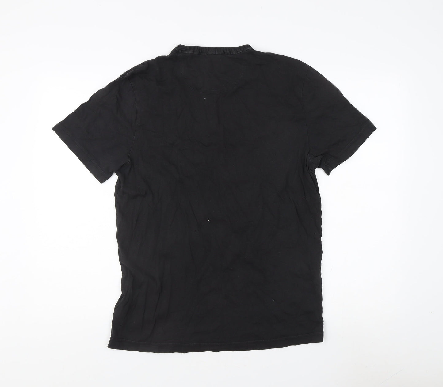 Farah Men's Black Organic Cotton T-Shirt L