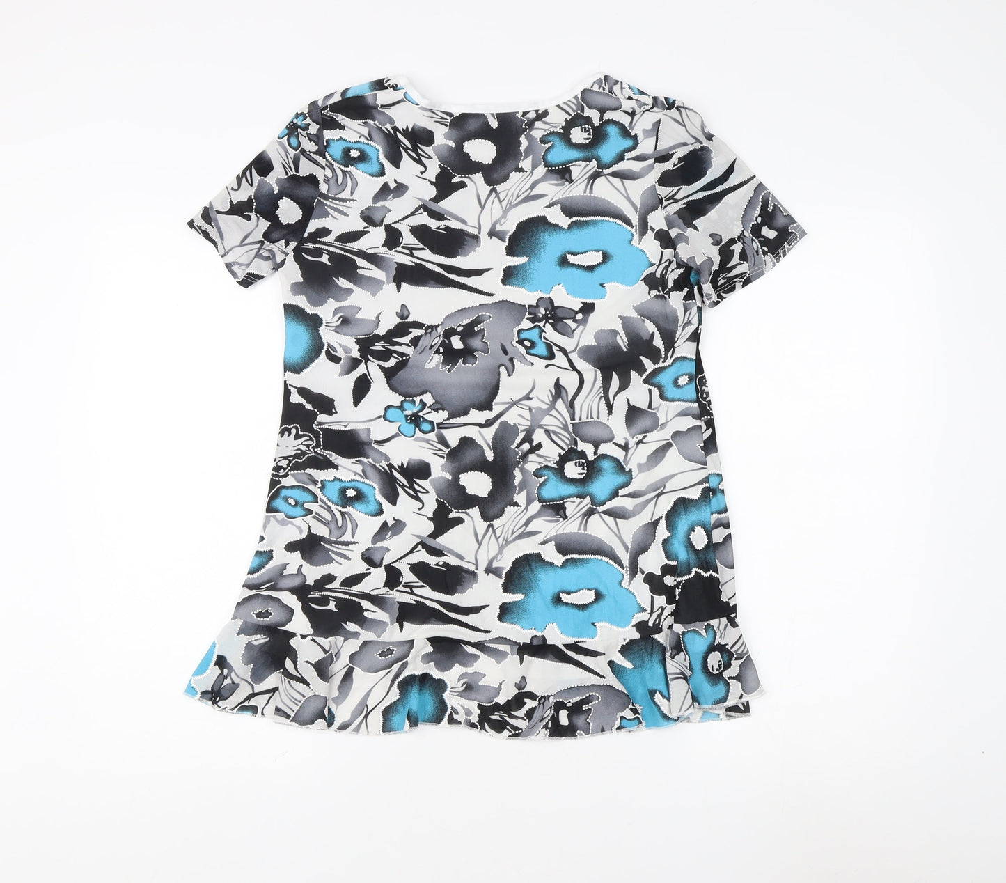 Saloos Women's Multicoloured Floral T-Shirt Size 12