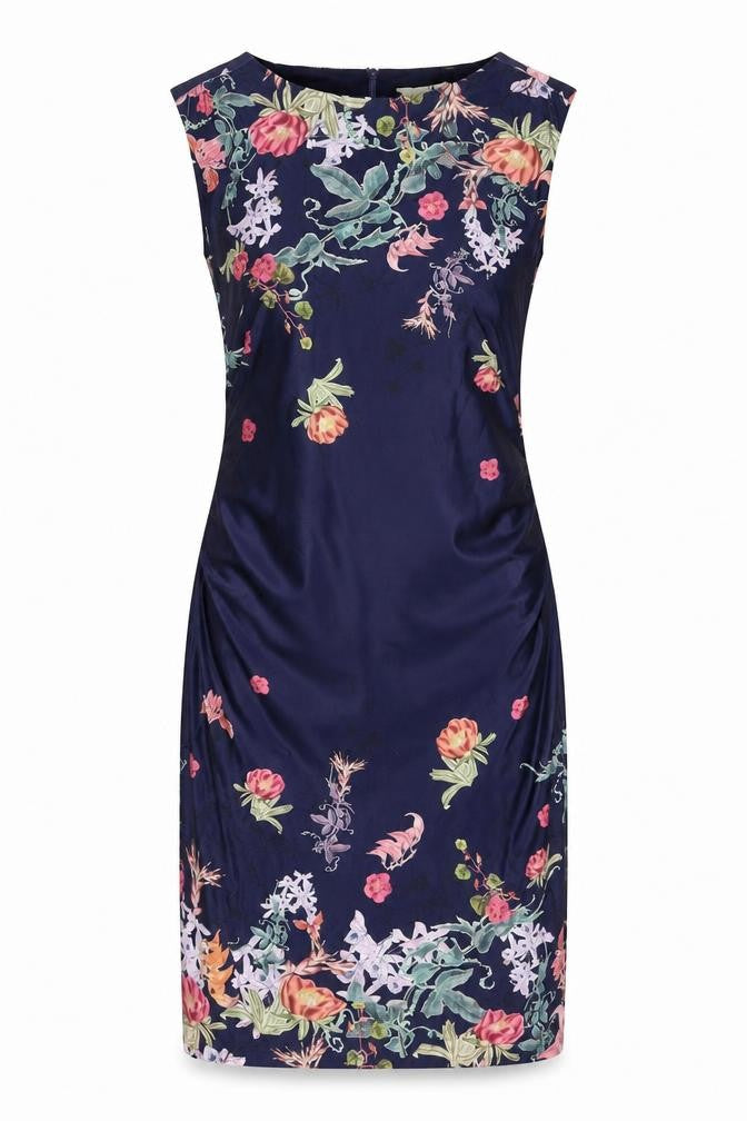 Yumi Women's 12 Multicoloured Floral Knit Dress