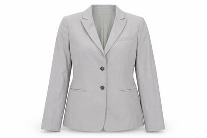Ann Taylor Women's Grey Blazer Size 12P Petite