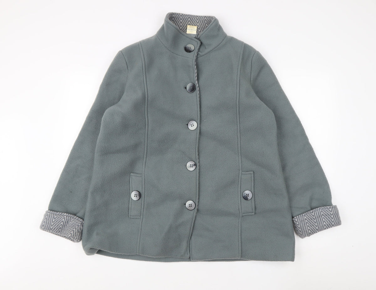 Anne De Lancay Women's Grey Fleece Jacket M
