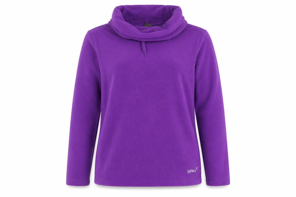 Gelert Women's Purple Cowl Neck Sweatshirt Size 8