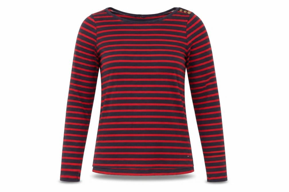 Tommy Hilfiger Women's Multicoloured Striped T-Shirt - S