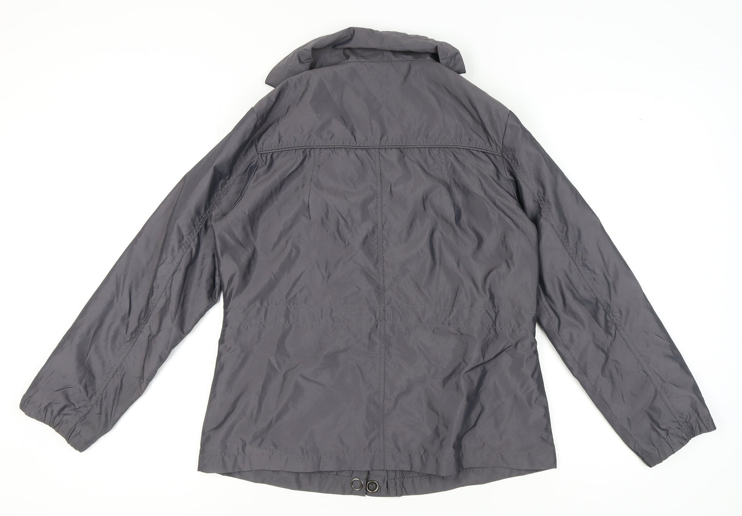 Debenhams Grey Parka Jacket Women Size 12 Hooded