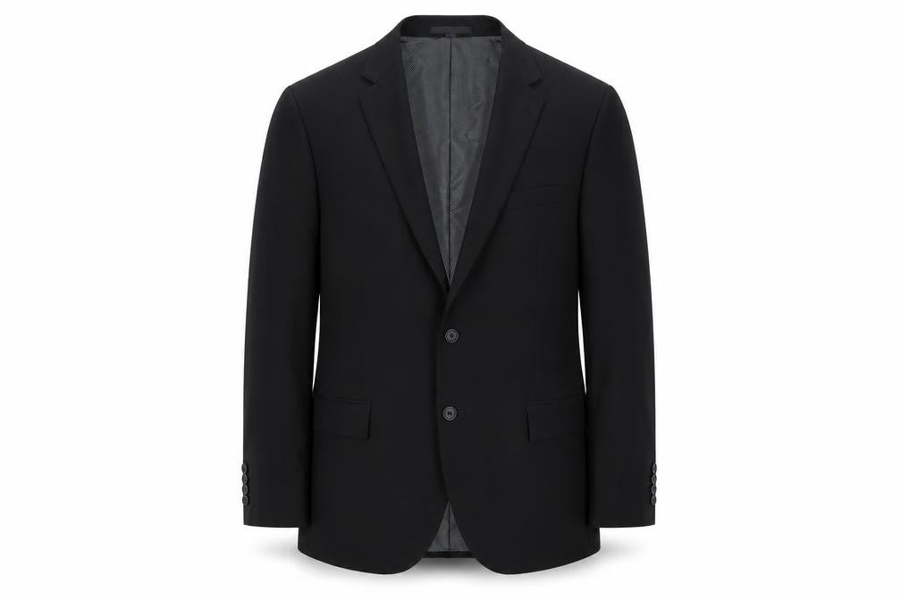 Marks & Spencer Men's Black 42R Blazer - Formal Style