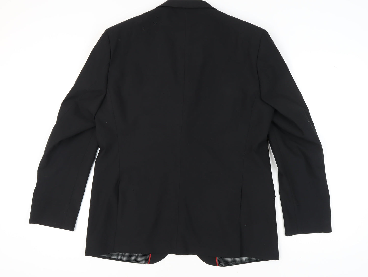 Marks and Spencer Men's Black 42R Blazer - Formal Style