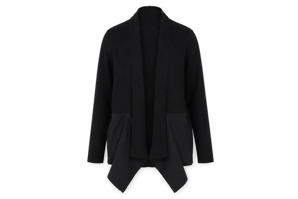 Marks & Spencer Women's Black Open Front Cardigan Size 16